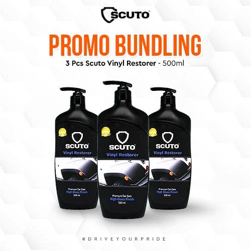 Paket Hemat Scuto Vinyl Restorer – 3 botol 500ml