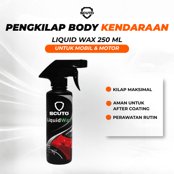 Scuto Liquid Wax Pengkilap Body dan Kaca Kendaraan