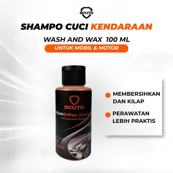 Scuto Shampoo Wash and Wax 100ml