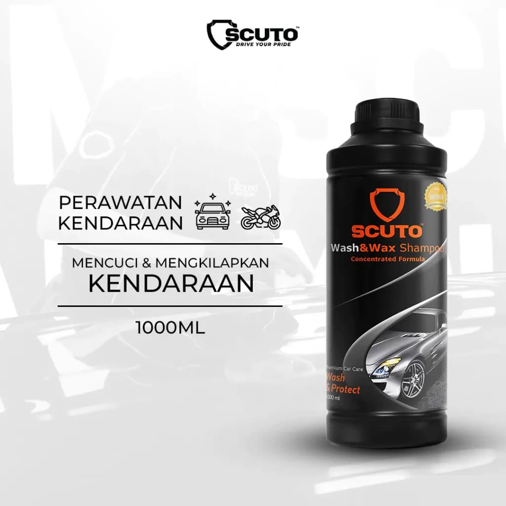 Scuto Shampoo Wash and Wax 1000ml