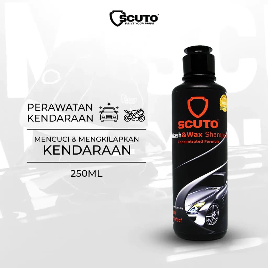 Scuto Shampoo Wash and Wax 250ml