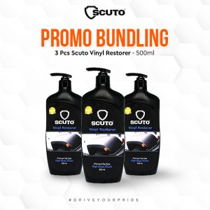 Paket Hemat Scuto Vinyl Restorer - 3 botol 500ml