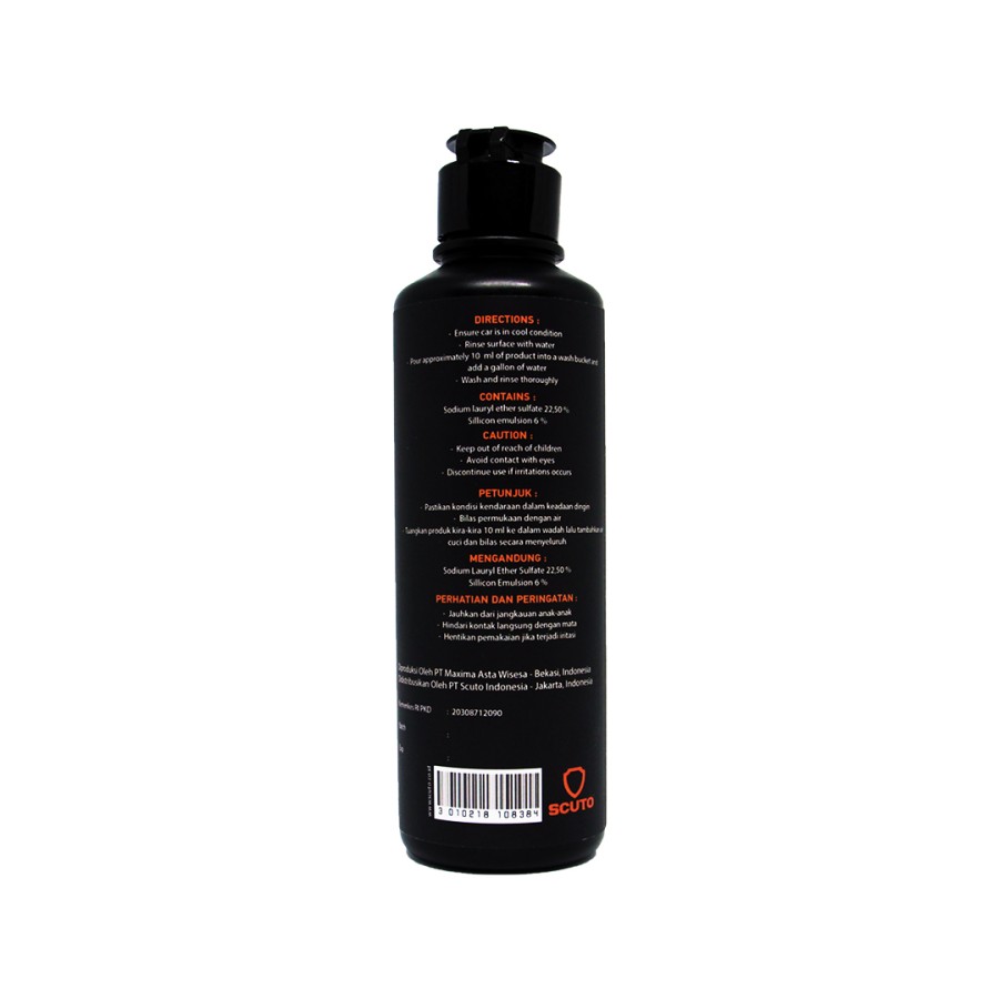 Paket hemat Scuto Wash & Wax Shampoo - 3 botol 250ml - Image 3